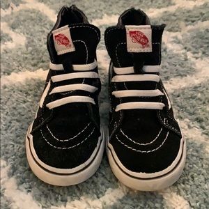 Vans high top sneakers toddler size 9